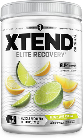 XTEND Original BCAA Powder - Lemon Lime Squeeze - Zero Calorie, 30 Servings
