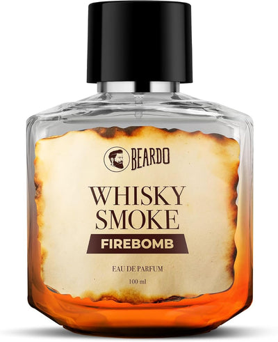 Beardo Whisky Smoke Firebomb Eau De Parfum for Men - Spicy Woody Scent, 100ml