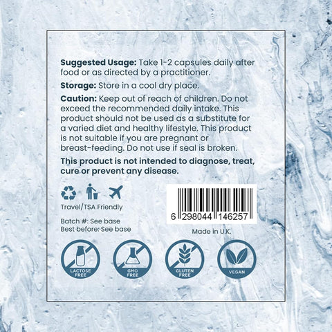 Valeo Zen+ Vegan Capsules - Magnesium & L-Theanine Support, 60 Pack - Image 8