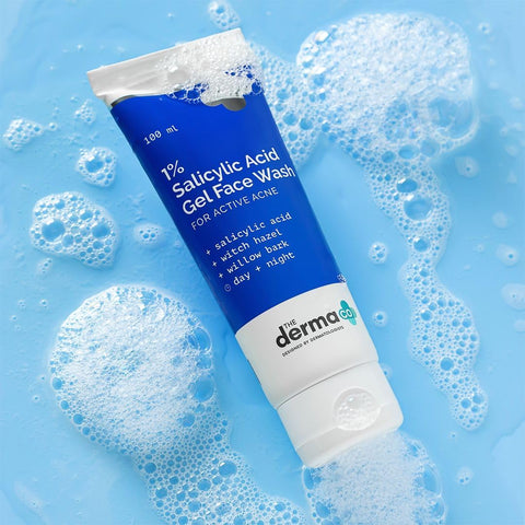 The Derma Co 1% Salicylic Acid Gel Face Cleanser - 100ml - Image 3