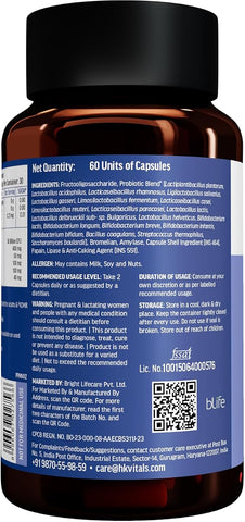 HK Vitals Gut Health & Probiotics - 60 Capsules - Image 8