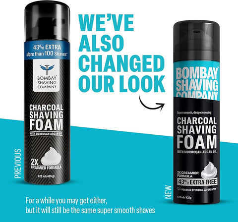 Bombay Shaving Charcoal Shaving Foam for Men - 425g - Image 2