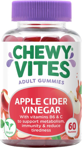 Chewy Vites Superfoods Apple Cider Vinegar Gummies - 500mg, 60 Pack