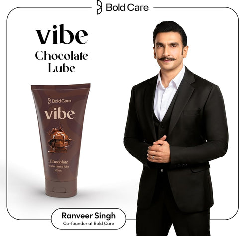 Boldcare Vibe Natural Water-Based Personal Lubricant - Premium Chocolate Flavour, 100ml - Image 2