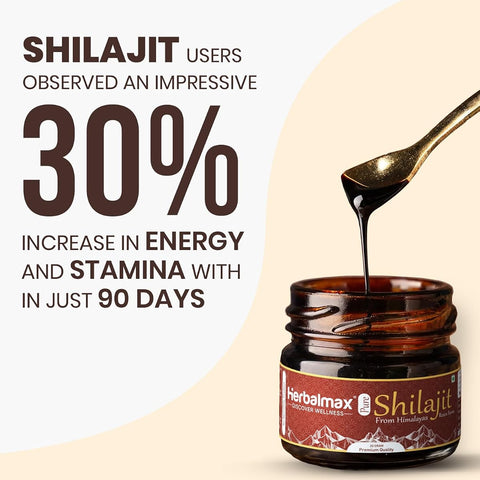 Herbal Max Himalayan Shilajit Resin - Performance Booster - 20g - Image 4