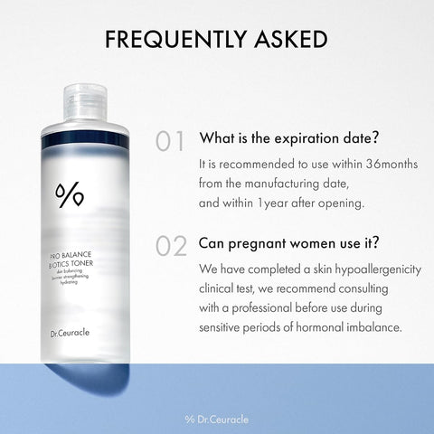Dr.Ceuracle Pro Balance Biotics Hydrating Toner - 300ml - Image 6