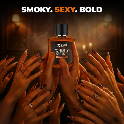 Beardo Bourbon Whisky Smoke Perfume - Woody, Leathery Scent - 50ml EDP - Image 4