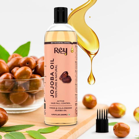 ReyNaturals Cold Pressed Jojoba Oil for Hair Growth - 200 ml - Image 7