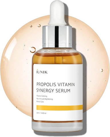 سيروم IUNIK Propolis Vitamin Synergy مع مكونات طبيعية لتهدئة البشرة + التغذية + الحيوية في آن واحد