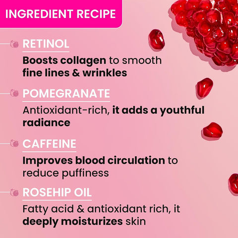 Dot & Key Pomegranate Retinol + Caffeine Eye Cream - 20ml - Image 5