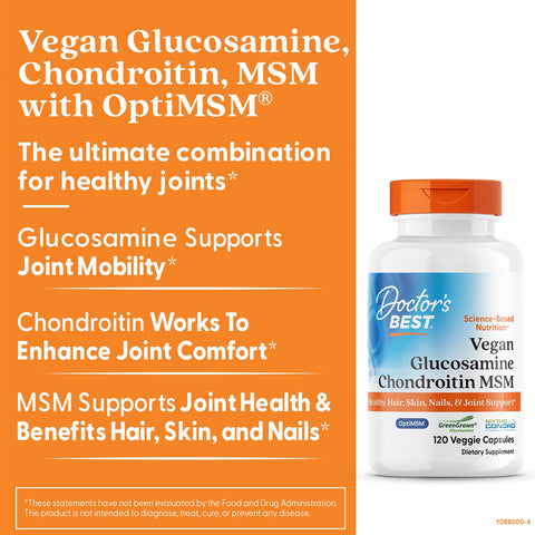 DR BEST GLUCOSAMINE CHONDROITIN MSM 120VCAPS