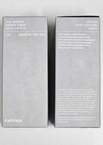 CELIMAX Dual Barrier Creamy Toner with Ceramides - 150ml - Image 8
