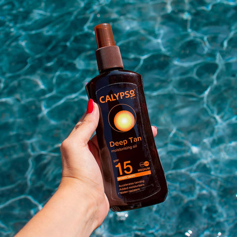 Calypso Deep Tanning Oil Spray with Monoi Tahiti SPF 15 - 200ml - Image 6