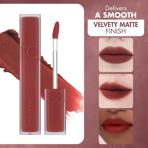 Rom&Nd Blur Fudge Tint in Musky - Velvety Matte Lip Tint 3g - Image 5
