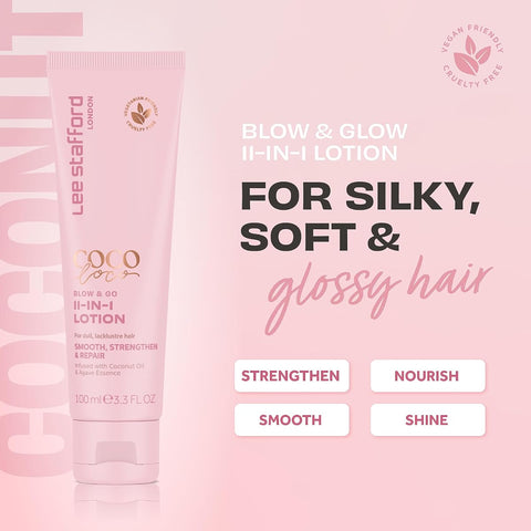 Lee Stafford Coco Loco Blow & Go 11-in-1 Hair Lotion 100ml - Image 2
