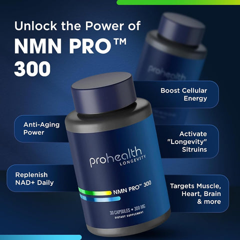 ProHealth Beauty Supplement - NMN Pro 300 - 30 Capsules - Image 2