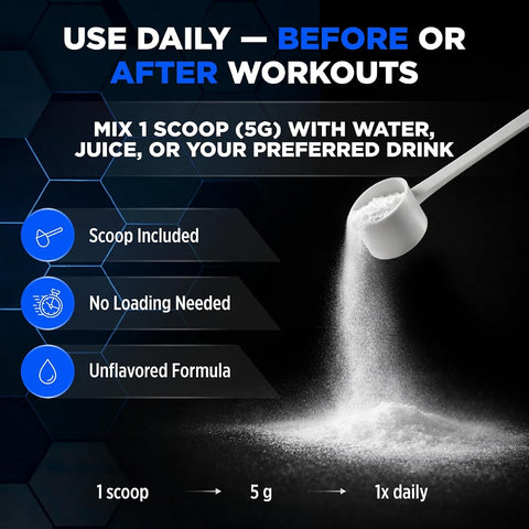 Allmax Creatine Monohydrate Powder - 400g Sports Nutrition Supplement - Image 5