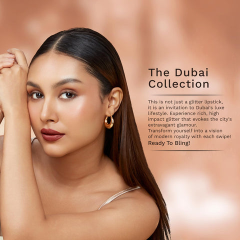 Pilgrim Glitter Lipstick Chic Haseena 4.2 gm