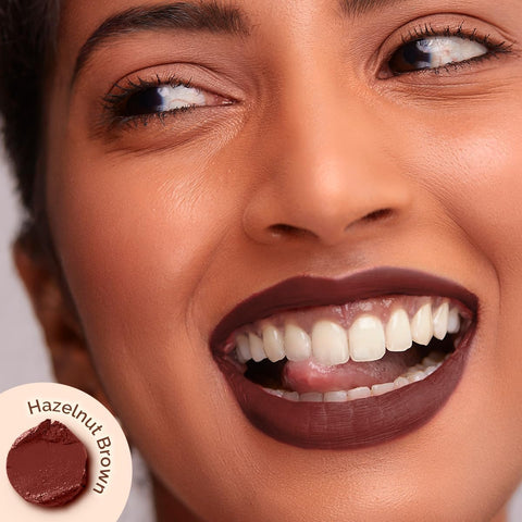Mamaearth Moisture Matte Lipstick - Hazelnut Brown, Avocado Oil & Vitamin E - 2g - Image 2