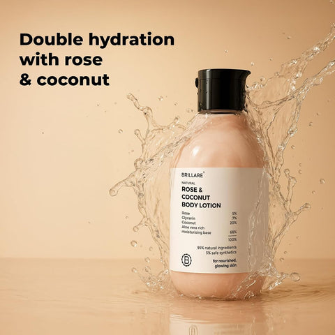 Brillaire Rose & Coconut Body Lotion - 200ml - Image 3