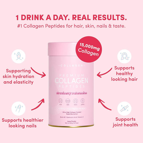 The Collagen Co Collagen Powder - Strawberry Watermelon, 560g - Image 5