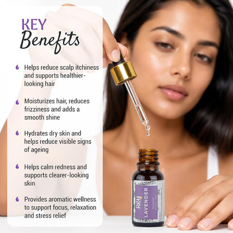 ReyNaturals Lavender Essential Oil - Pure Lavandula Angustifolia Extract, 15 ml - Image 3