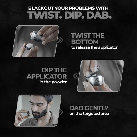 Beardo Blackout Hair Powder - Instantly Covers Roots, Beards & Bald Spots - 4g - Image 8