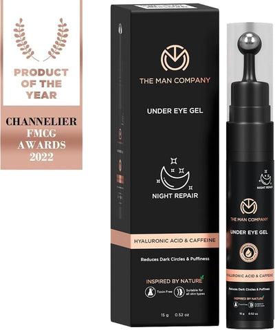 The Man Company Under Eye Gel - Caffeine & Hyaluronic Acid - 15g
