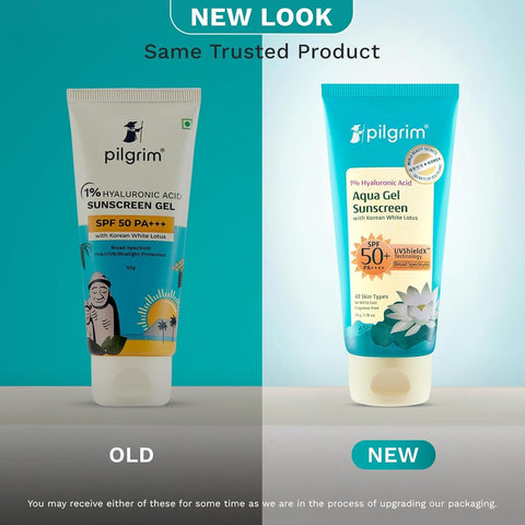 Pilgrim 1% Hyaluronic Acid Aqua Sunscreen Gel SPF 50 PA++++ - 50g - Image 2