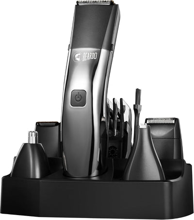 Beardo Chrome Beast Grooming Kit with 6 Attachments & 40 Settings