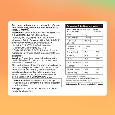 The Good Bug Smooth Move Gut Health Synbiotic Powder - 1 Billion CFU, 30-Day Pack - Image 4