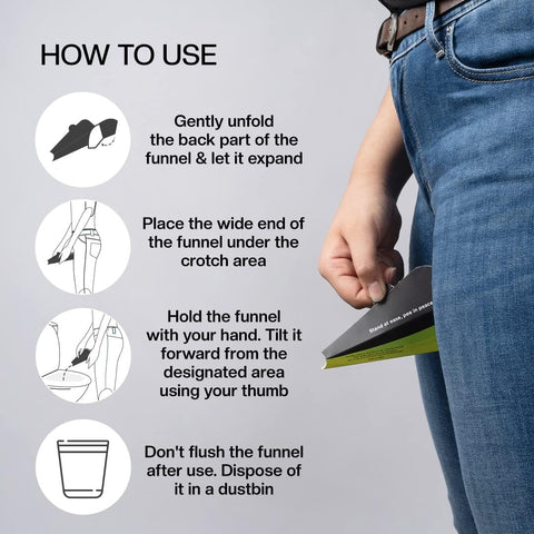 Pee Safe Disposable Urination Device - Travel-Friendly, Leakproof - 12 Pack - Image 5