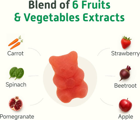 Little Joys Multivitamin Gummies for Kids - Strawberry Flavour, 90 Count - Image 3