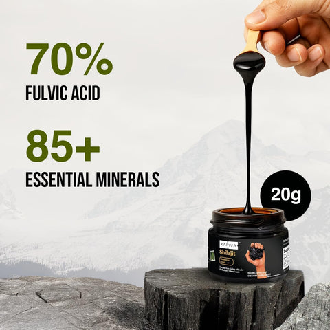 Kapiva Himalayan Shilajit Resin - Pure Ayurvedic Supplement - 20g - Image 2