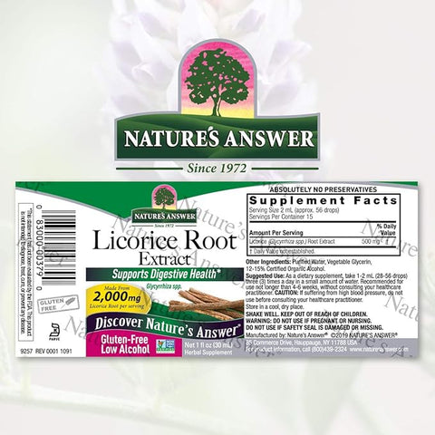 Nature's Answer Licorice Root 2000MG Fluid Extract 30ML