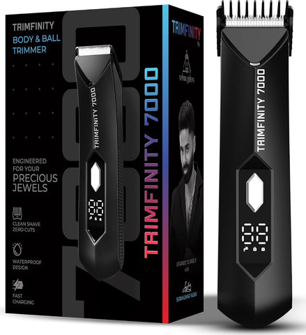 Urban Gabru Trimfinty 7000 - Men's Waterproof Body Trimmer with Ceramic Blades