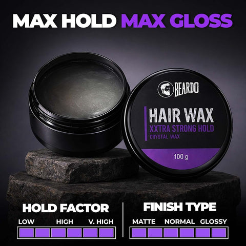 Beardo XXtra Strong Hold Hair Wax with Aloe Vera - 100g - Image 3