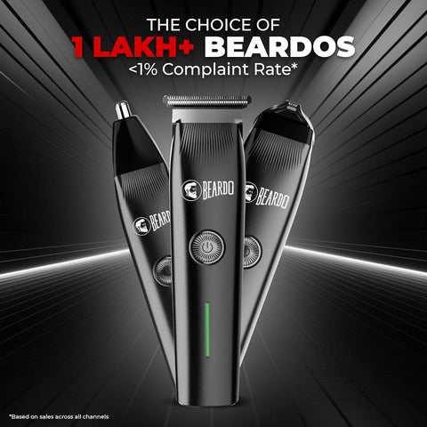 Beardo Ape-X Prime 3-in-1 Men's Multipurpose Grooming Trimmer Kit - Image 6
