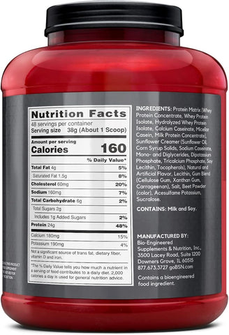 BSN Syntha-6 Edge Strawberry Powder - 48 Servings, Low Sugar - Image 8