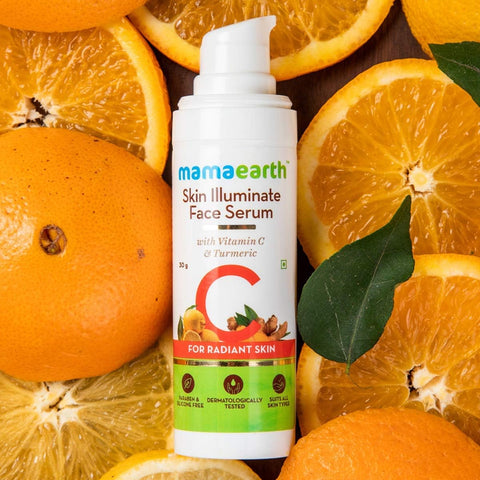Mamaearth Vitamin C Radiance Combo - Face Wash 1ml & Serum 3g - Image 2