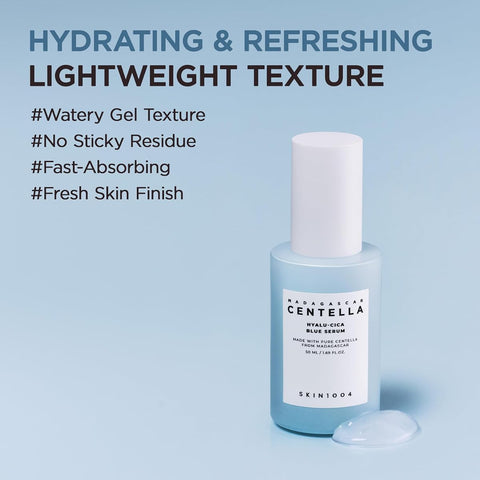 Skin1004 Madagascar Centella Hyalu-Cica Blue Serum - 50ml - Image 4