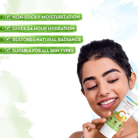 Mamaearth Vitamin C Oil-Free Face Moisturizer with Gotu Kola - 80g - Image 3