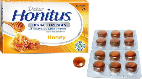 Dabur Honitus Herbal Lozenges with Honey - 24 Lozenges - Image 2