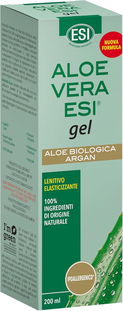ESI Aloe Vera Gel with Argan Oil - 200ml, Soothing Moisturiser