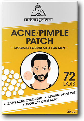 Urban Gabru Acne Pimple Patch - 100% Hydrocolloid, Invisible Stickers - Pack of 72