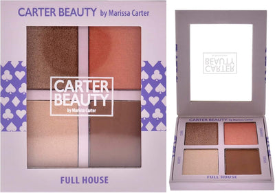 Carter Beauty Full House Blush and Highlighter Palette - 3.5g