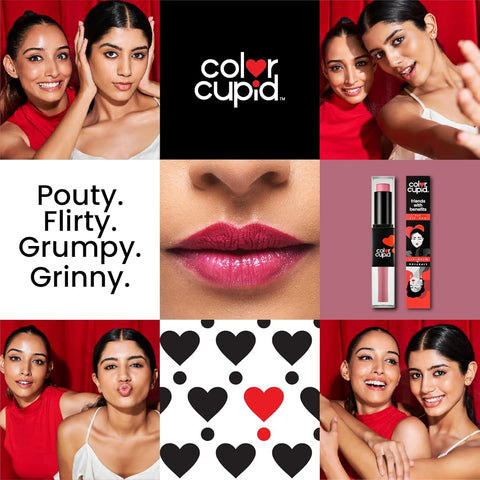 Color Cupid Lip Balm + Liquid Lipstick Duo Nudeplay LB4 - Hydrating and Tinted - Image 6
