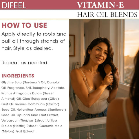 Difeel Premium Natural Hair Oil - Vitamin E, 75ml - Image 8