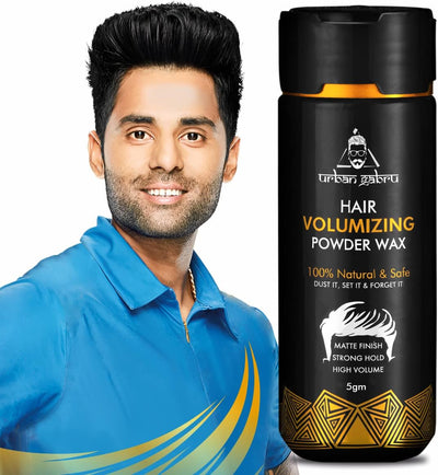 Urban Gabru Hair Volumizing Powder Wax - Matte Finish, Strong Hold, 5g