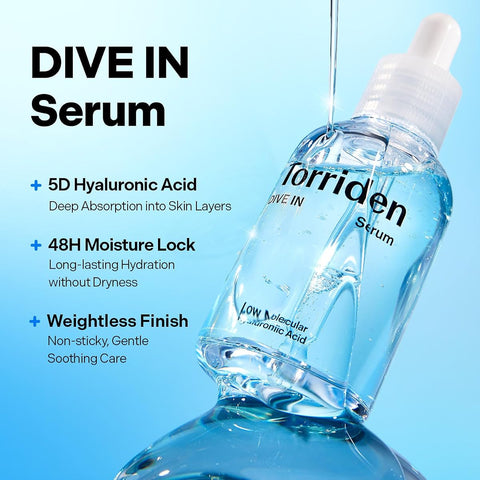 Torriden Dive In Low-Molecular Hyaluronic Acid Serum - Fragrance-Free, Vegan - 50ml - Image 2